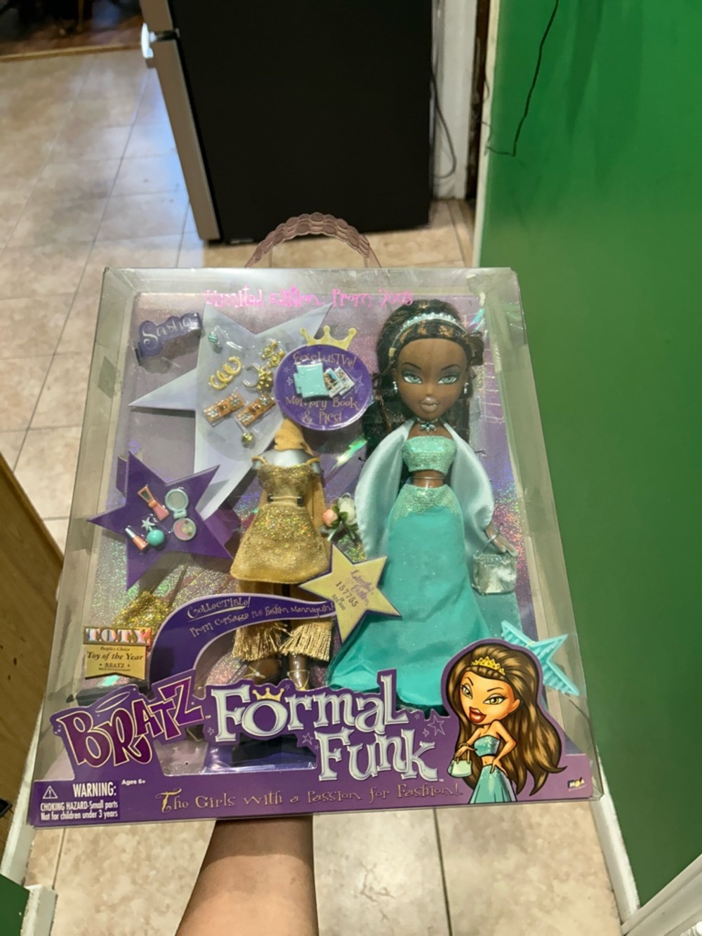 Bratz Formal Funk Sasha Doll in Teal 2003 collectible
